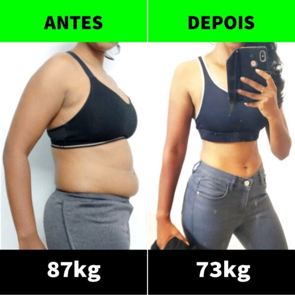 Chá Mix - Imagem de Antes e Depois